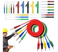 Kit De Cables De Prueba Multímetro - Proporias De Prueba Con Clips De - Sonda De Prueba Multímetro | 20x10 Cm 25x Cuestres De Prueba Reemplazables Kit Profesional | Clips De De Coc