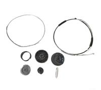 Kit de cables de reparación de puerta deslizante izquierda, para Mercedes para Vito W447 W448, pieza de repuesto negra ABS OE 4477603400, montaje de fijación fácil de instalar sin deformación