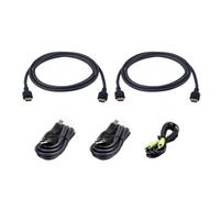 Kit de cables KVM seguro ATEN 1,8 m USB HDMI doble monitor