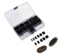 Kit de cables para cabezales de pasador de paso de 2,54 mm | 620 pines de crimpado M/F con conectores de carcasa | Compatible con 18-26 AWG, 250 V 3 A nominal para tablero de pan y bricolaje