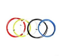 Kit de cables para sistemas de freno y cambio de bicicleta incluyendo cables interiores de acero y carcasa exterior de polímero (A-verde)