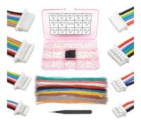 Kit de cables y conectores preengarzados SH1.0 a PB1.25 compatible con JST y Molex PicoBlade para I2C Qwiic Stemma QT Wire, controlador de vuelo SpeedyBee F405 Holybro Kakute