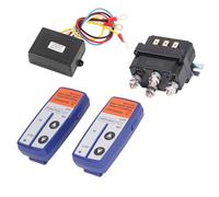 Kit de cabrestante con control remoto inalámbrico de 12 V y 250 A, contactor de relé solenoide + 2 interruptores de contactor de relé para camión, ATV y SUV.