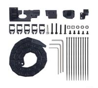 Kit de cadena de cable de impresora 3D para AD 5M Pro Drag Chain Assembly High Temp Resistant Wire Management Movimiento suave Ambiente de trabajo silencioso Tamaño estándar