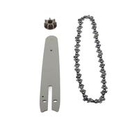 Kit de cadena for motosierra eléctrica de 230 mm, piñón de acero, placa guía de 186 mm, accesorios de repuesto for mini motosierra eléctrica de 6 pulgadas.