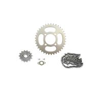 Kit de cadena para quad infantil de 90 cc, 110 cc y 125 cc, cadena de transmisión de 42 eslabones 420 para ATV pequeños, acero duradero.