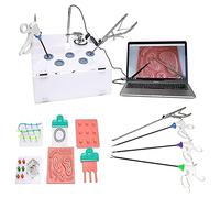 Kit De Caja De Entrenamiento Simulado Laparoscópico, Kit De Entrenamiento Laparoscópico, Con 10 Módulos, Espejo De Fuente De Luz De 0 ° Y 4 Instrumentos De Entrenamiento Quirúrgico, Para Enseñanza