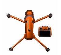 Kit de calcomanías decorativas fluorescentes para DJI MAVIC 4 Pro, impermeable, accesorio de bricolaje para DJI MAVIC 4 Pro Drone y RC 2 Controlle (naranja fluorescente)