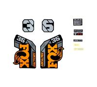 Kit de calcomanías Fox 2021, 36, F-S, Logo, Fork TU