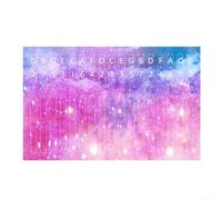 Kit de calcomanías Kalimba compatible con pianos de pulgar estándar de 17 teclas para construir conocimientos básicos de escalas musicales (E)