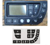 Kit de calcomanías para botón interior de coche, calcomanías fáciles de aplicar para C4 para Grand para reparación de bo, calcomanías y calcomanías para interiores de automóviles