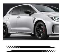 Kit de calcomanías para Puertas Laterales de Coche GR Corolla, Vinilo de Estilo para Auto, calcomanías Impermeables, Accesorios Exteriores para Coche Auto Stripe Lateral Calcomanía