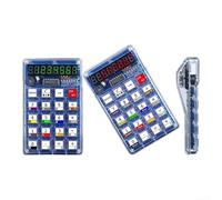 Kit de calculadora de bricolaje con microcontrolador y tubo digital LED para práctica de soldadura y desarrollo de habilidades electrónicas (verde)