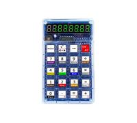 Kit de Calculadora DIY, Calculadora con Pantalla LED, Fabricación Electrónica con Baterías para Aprender A Soldar, Práctica de Ensamblaje C