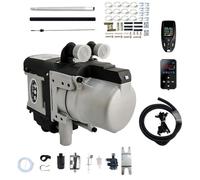 Kit De Calentador De Agua Diésel De 5000 W Y 12 V, Kit De Calentador De Estacionamiento Hidrónico, para Precalentamiento De Motor, Uso De Combustible Dual, Interruptor LCD 24V