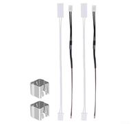 Kit de calentador y termistor para Bambu Lab X1 X1C - 24V 48W Elemento calefactor de cerámica Sensor de temperatura piezas de repuesto con clip de fijación para actualización de impresora 3D