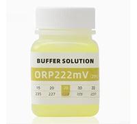 Kit de calibración de pH de 50 ml, soluciones esenciales para calibración precisa del medidor de pH y prolongar la vida útil de la sonda en hidroponía (ORP222mv)
