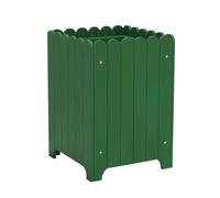 Kit de cama de jardín elevada, maceta de madera para flores y verduras al aire libre, diseño de raíces profundas para un mayor crecimiento