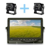 Kit de cámara de aparcamiento yatek pantalla ahd 10' + 2 cámara 1080
