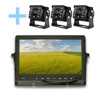 Kit de cámara de aparcamiento yatek pantalla ahd 10' + 3 cámaras 108