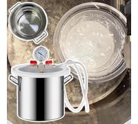 Kit de cámara de desgasificación al vacío, grado comercial para resina epoxi y estabilizador de madera, diseño duradero y eficiente