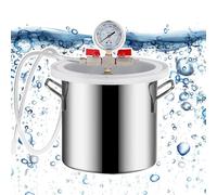 Kit de cámara de desgasificación al vacío para fundición de resina y estabilización de madera, tapa transparente y manguera incluidas