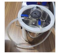 Kit de cámara de vacío de resina epoxi: desecador de acero inoxidable duradero con ventana de visualización acrílica(100L)