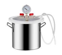 Kit de cámara de vacío de resina epoxi para desespumante, tanque de acero inoxidable de 35 L, solución completa de silicona
