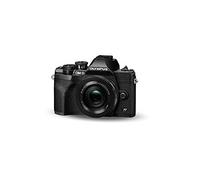 Kit de cámara del Sistema Micro Four Thirds Olympus OM-D E-M10 Mark IV, Sensor de 20 Mpx, Visor electrónico, vídeo 4K, Wi-Fi, Negro, Incluye el M.Zuiko Digital ED 14-42mm F3.5-5.6 EZ Pancake Negro