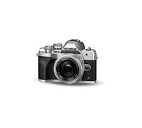 Kit de cámara del Sistema Micro Four Thirds Olympus OM-D E-M10 Mark IV, Sensor de 20 Mpx, Visor electrónico, vídeo 4K, Wi-Fi, Plata, Incluye el M.Zuiko Digital ED 14-42mm F3.5-5.6 EZ Pancake Plata