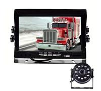 Kit de cámara Respaldo con Cable 7 Pulgadas visión Nocturna LED for estacionamiento Autos y Camiones