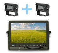 Kit de cámara trasera con monitor ahd 10,1' yatek + 2 cámaras 1080p