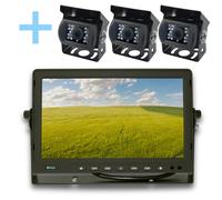 Kit de cámara trasera yatek con monitor ahd de 10,1' + 3 cámaras 108