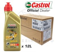 Kit De Cambio 12Lt Aceite Moto 4T Castrol Power 1 15W50 Semisintético Jaso Ma2