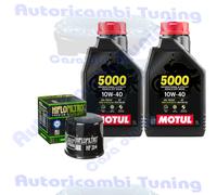Kit De Cambio De Aceite Motul 5000 10W40 Para Yamaha YZF-R3B02 2015>2018