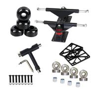 Kit De Camiones Y Piezas De - Hardware De Skate De Servicio Pesado, Ruedas, Bujes, Ejes | Asamblea Todo En Para Patinaje, Cruceros, Rendimiento De La Rampa, Conducción Al Aire Libre, Pri