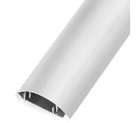 Kit de canaletas for cables, esquinero autoadhesivo semicircular, conducto aluminio for, ocultador altavoces, for TV montaje en pared, canaleta for(4#)