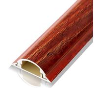 Kit de canaletas for cables, ocultador altavoces, conducto abierto semicircular, solución gestión eléctricos, for oficina en casa (rojo, n.° 4)(Red,5#)