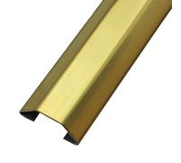 Kit de canaletas for cables, organizador esquina, conducto aluminio, for altavoces, autoadhesivo for ocultar, gestión for el hogar y la oficina (dorado, n.° 4)(Matte Gold,5#)