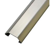 Kit de canaletas for cables, organizador esquina, conducto aluminio, for altavoces, autoadhesivo for ocultar, gestión for el hogar y la oficina (dorado, n.° 4)(Matte Silver,2#)