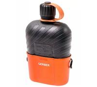 Kit de cantimplora y popote Gerber Cantimplora Bear Grylls (Negro/Naranja)