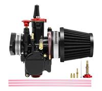 Kit de carburador 21 24 26 28 30 32 34MM carburador de carreras universal 2T 4T con filtro de aire colector de admisión tobillo jets kit de carburador de motocicleta de carreras para 75cc - 125cc Dirt