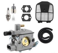 Kit de carburador A021003391 para cadenas Echo CS490 y 491S con filtro de aire, bujía y línea de combustible para mejorar el rendimiento y facilitar el mantenimiento del motor en la horticultura