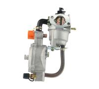 Kit de carburador de combustible dual de 3 kW para generadores, compatible con motores 168f/170f 100153/100165/100296, construcción de metal de conversión de gas natural de biogás