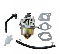 Kit de carburador de motor generador, construcción de metal de repuesto para GX120 GX168 GX-200 5.5HP 6.5HP motor generador con junta de tubo de combustible