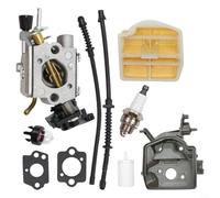 Kit de carburador de motosierra 445 450 C1M-EL37B con componentes de repuesto completos para e combustible y mejora de la potencia del motor en corte al aire libre y césped