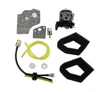 Kit de carburador de repuesto para Honda GX35 GX25 GX25N GX25NT GX35NT FG110 FG110K1 HHT35 incluyendo 13 piezas de repuesto para recortadora y equipo de césped reparación de motor