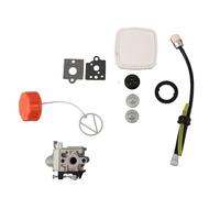 Kit de carburador de repuesto para soplador de hojas PB2520 con conjunto de filtro de línea de combustible, juntas de filtro de aire, bombillas, tapa del tanque de combustible y sello de junta tórica