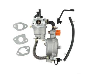 Kit de carburador dual para generadores 100153 100296, para adaptador de conversión de gas natural para piezas de grupo electrógeno de gasolina 168F 170F 3KW