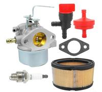 Kit de carburador horizontal para soplador de nieve, brida atornillada, fácil instalación para motor HM80 HM85 HM90 HM100 HMSK100 Motor Amplia compatibilidad Rendimiento estable Aluminio Plástico Goma